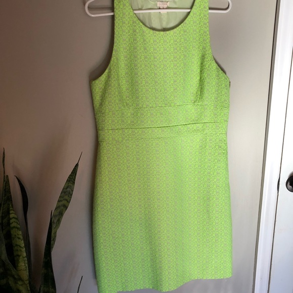 Lime Green J Crew Dress - Picture 2 of 5